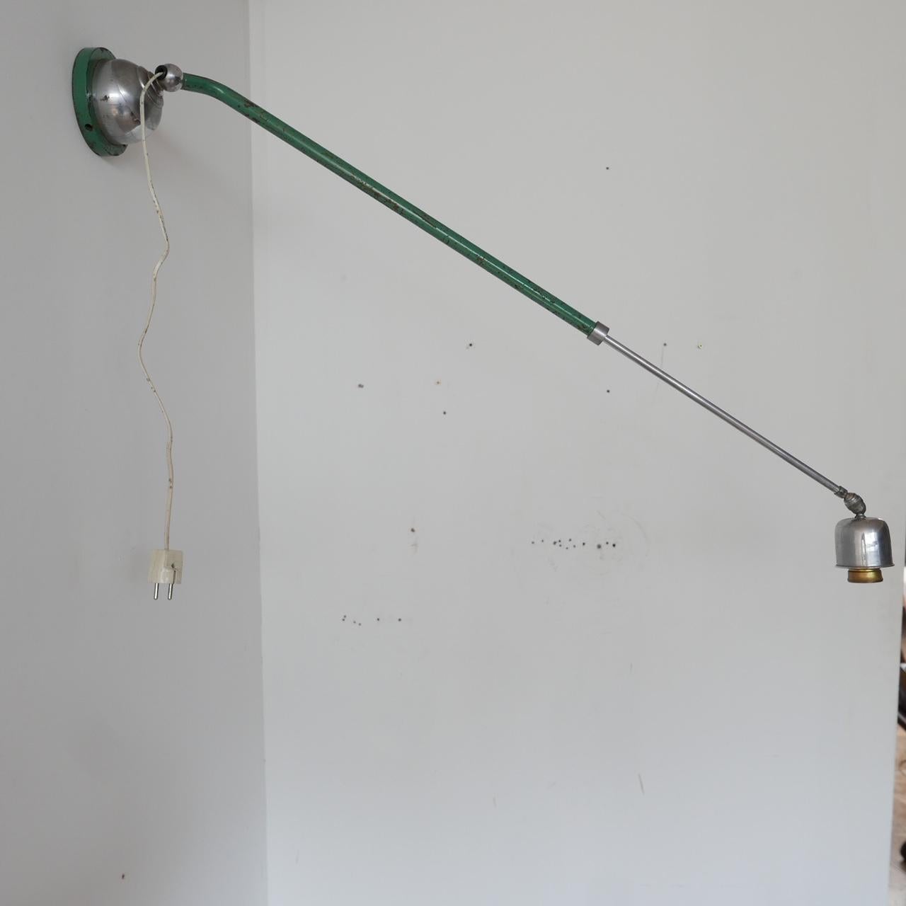 Telescopic Swedish Painted Extendable Industrial Wall Light For Sale 6