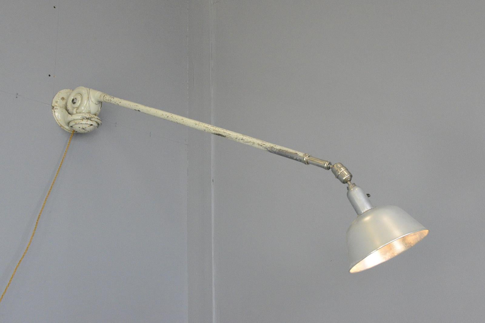 Telescopic Task Lamp by Johan Petter Johansson for Triplex, 1920s 2