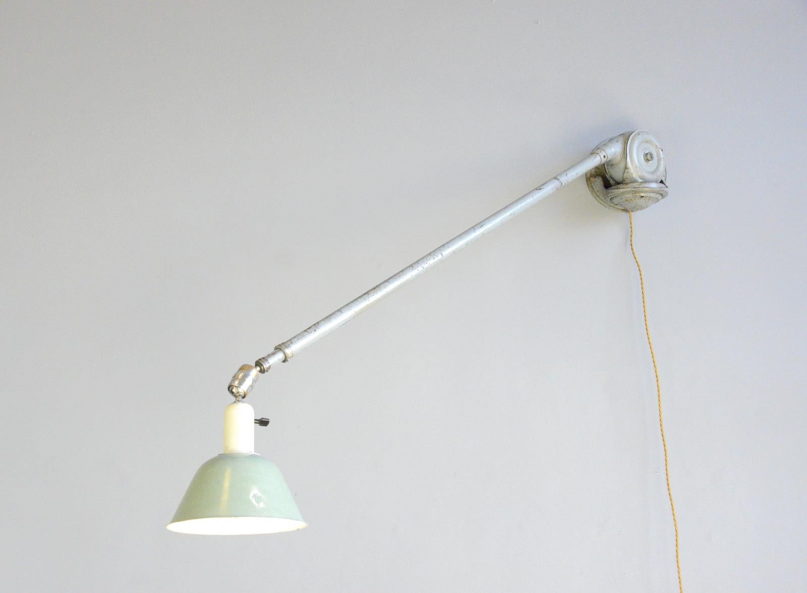 Telescopic Task Lamp by Johan Petter Johansson for Triplex, 1930s 3