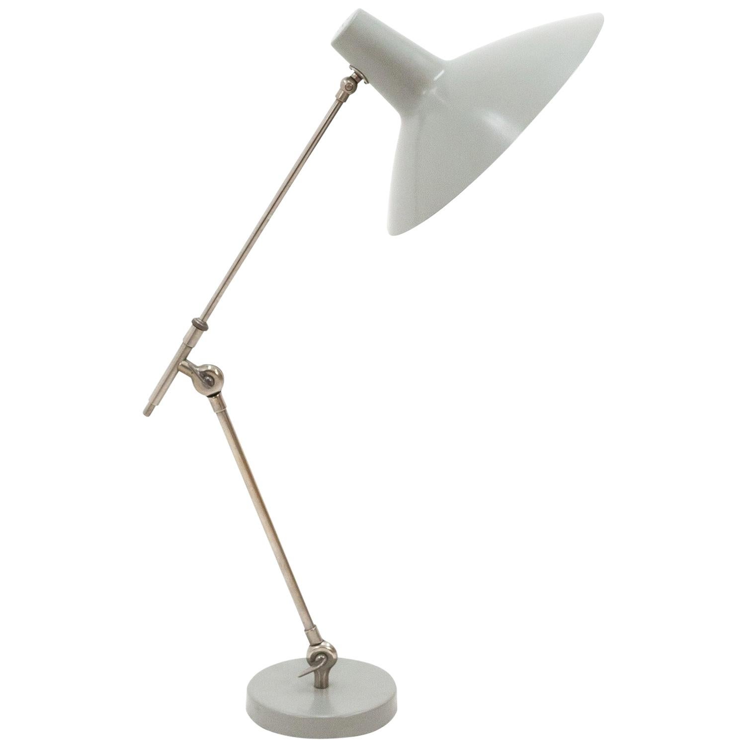 Lampe de bureau à bras télescopique Floris Fideldij  Artimeta  années 1960
