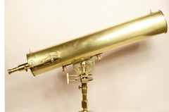 Gregorianischer Messingrefraktor um 1750, James Short zugeschrieben