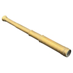 Pocket Telescope for Ship Captains 20th Century Brass Vintage 1900's