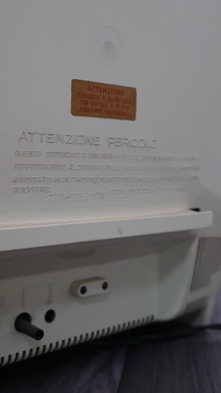 Televisore funzionante CGE Space Design Anni '70 Modernariato en vente 8