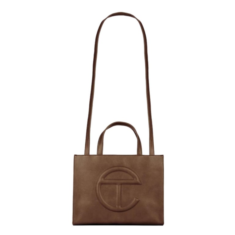 Telfar Medium Chocolate Shopping Bag at 1stDibs | telfar bag medium ...