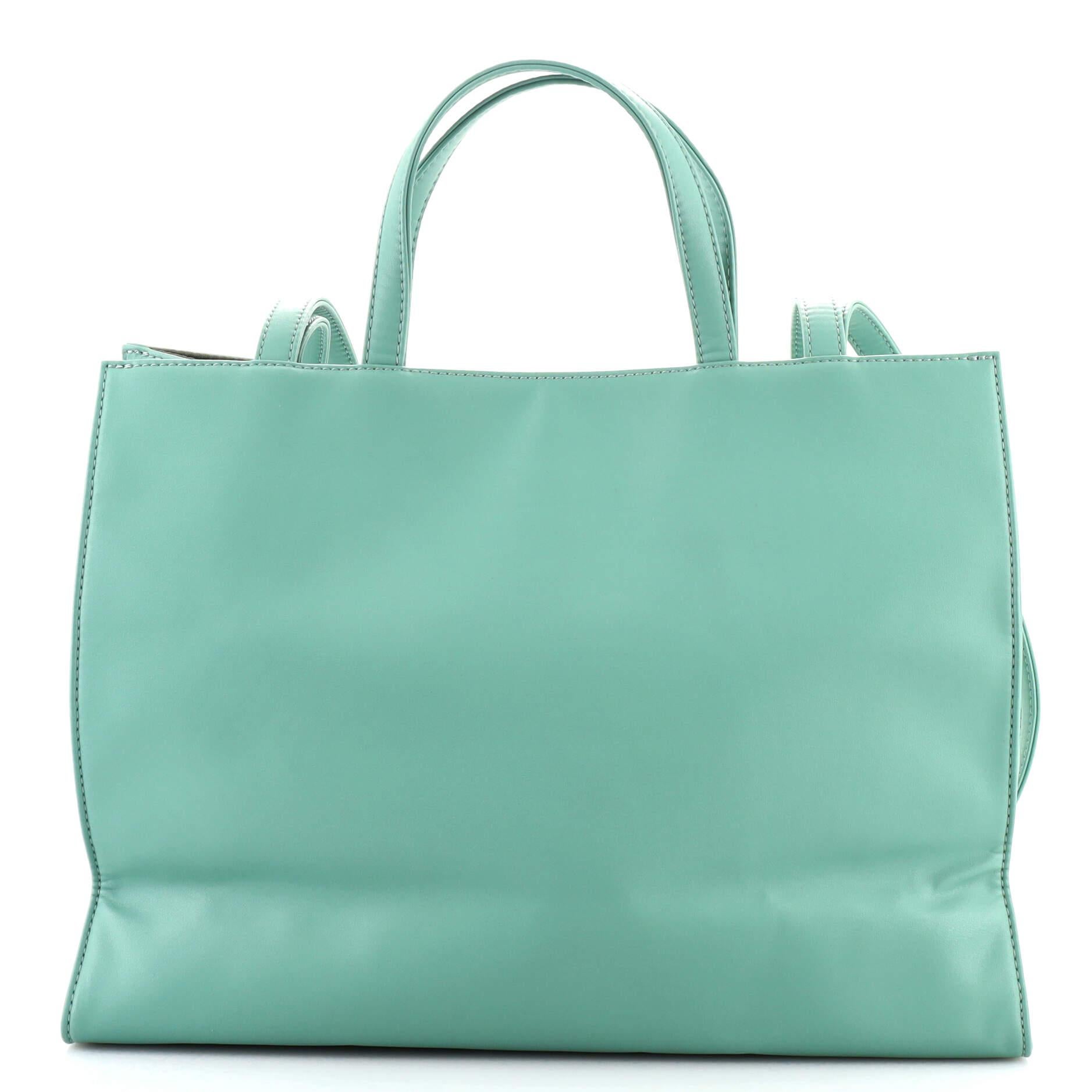 turquoise telfar bag