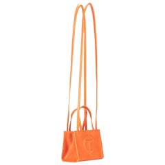Used Telfar Small Orange Shopping Bag
