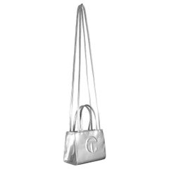 Telfar Small Silver Shopping Bag