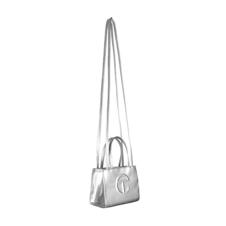 Telfar Small Silver Shopping Bag at 1stDibs | telfar bag price, telfar bag