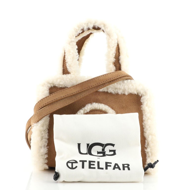 Telfar UGG Shopping Tote Shearling Small at 1stDibs