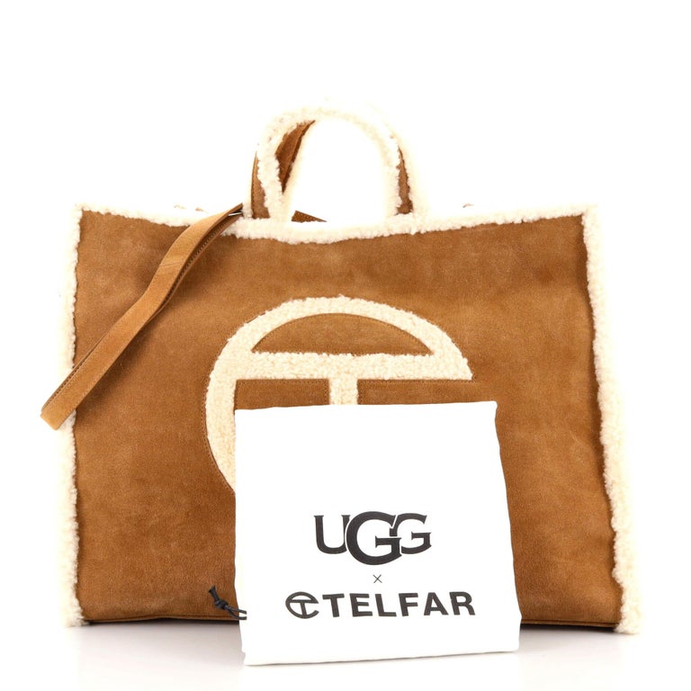 Telfar UGG Shopping Tote Shearling Small at 1stDibs