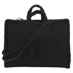Telfar UGG Shopping Tote Suede with Shearling Large