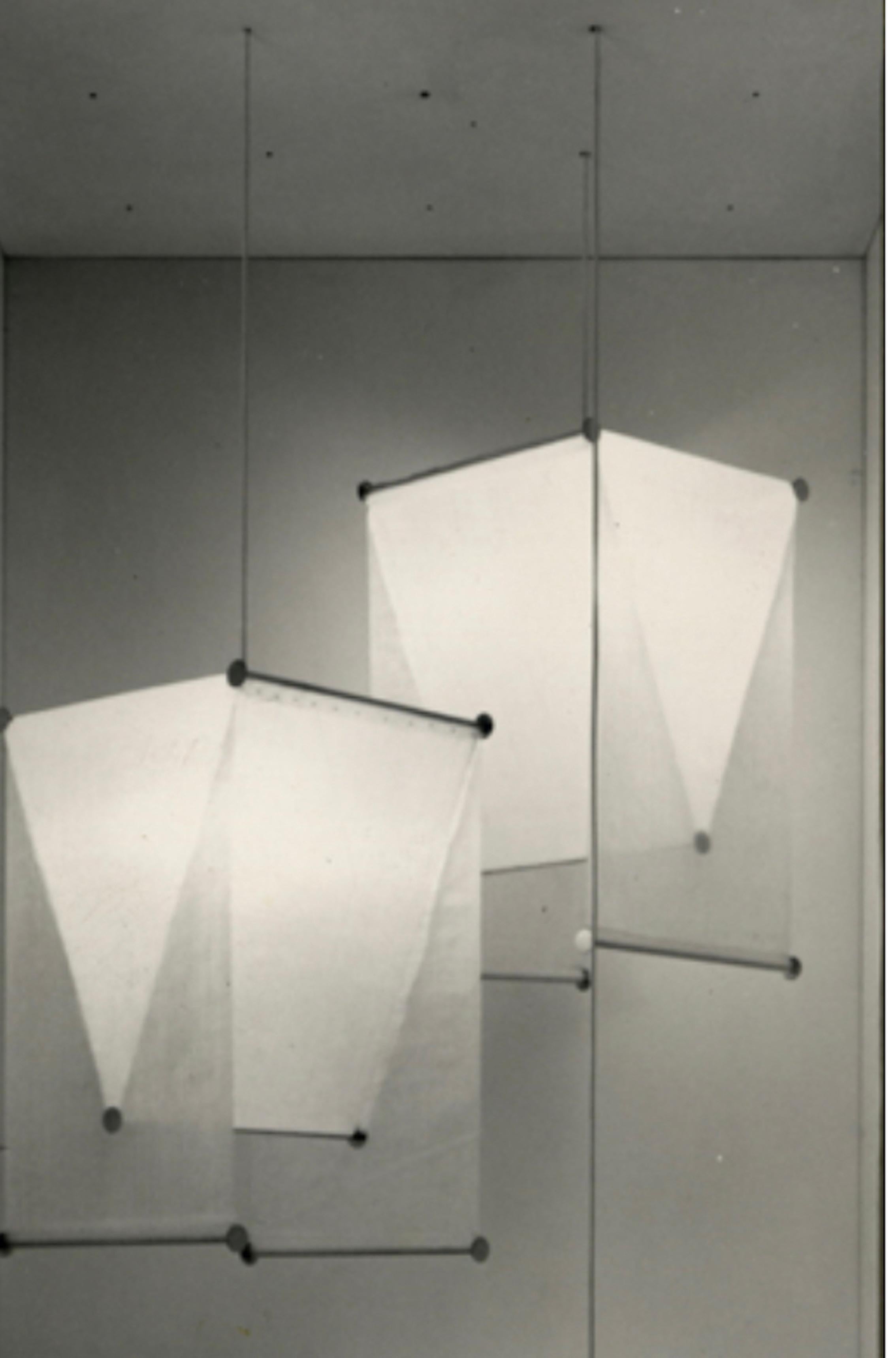 Mid-20th Century 'Teli' pendant lamp by Achille and Pier Giacomo Castiglioni, Flos, Italy 