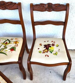 Tell City Sillas de caoba Duncan Phyfe Rose