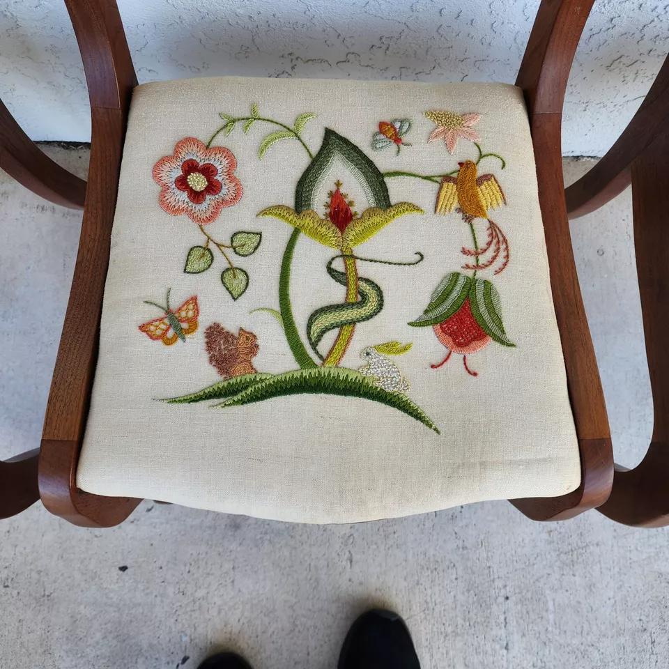 Sedie a forma di rosa Duncan Phyfe in mogano di Tell City in vendita 1