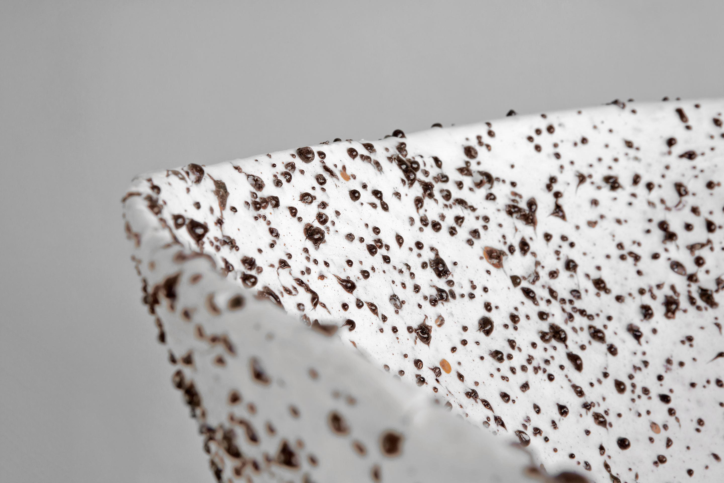 Postmoderne Grand bol décoratif Telluride Stracciatella de Tellurico en vente