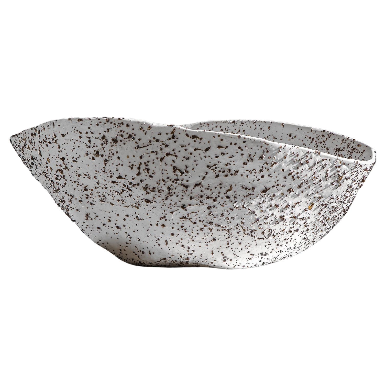 Grand bol décoratif Telluride Stracciatella de Tellurico en vente