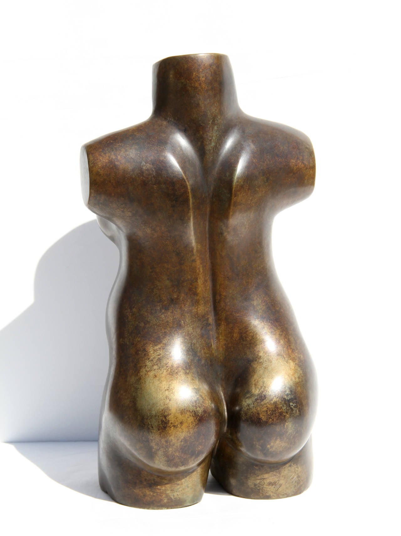 Artist: Telly Mia
Title: Fertility Venus
Medium: Bronze Sculpture, signature inscribed
Size: 20 in. x 11 in. x 10 in. (50.8 cm x 27.94 cm x 25.4 cm)