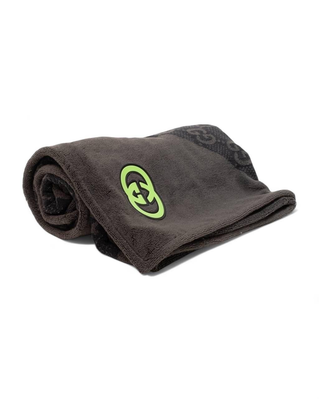 Telo Mare Gucci Spugna GG Jumbo Grigio (Schwarz) im Angebot