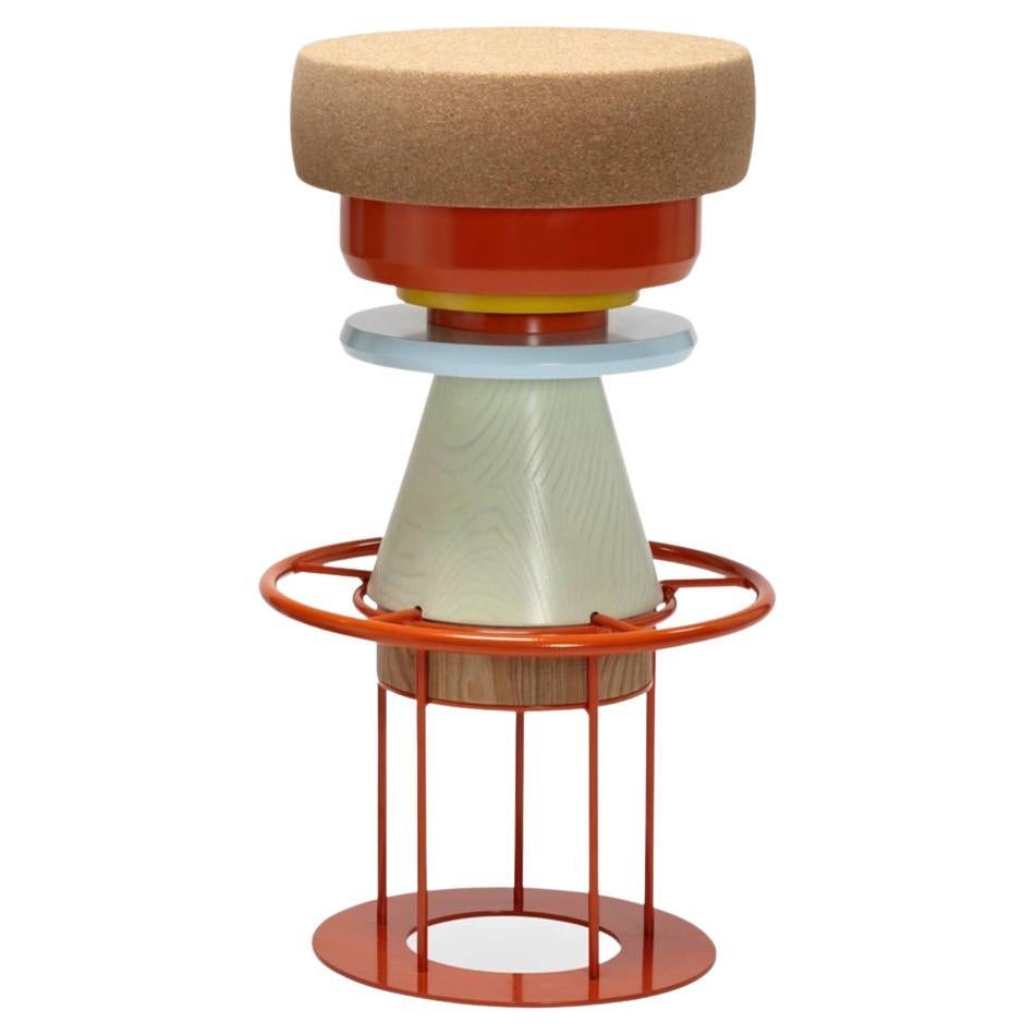 Tembo Bar Stool 76hcm Colour Body by La Chance For Sale