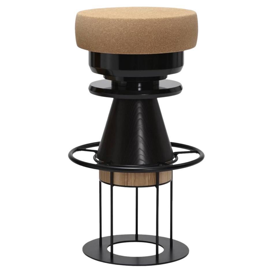 Tembo Bar Stool Shades of Black by La Chance