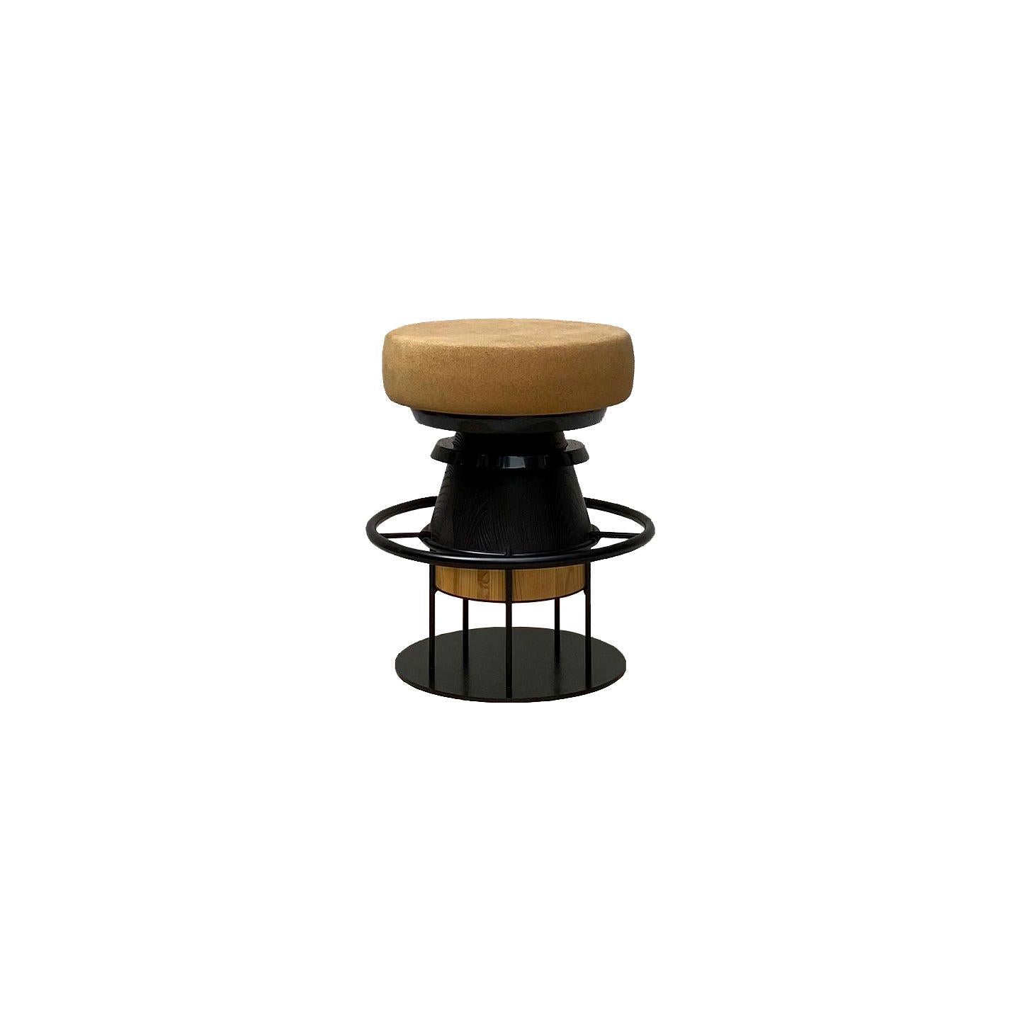 Tembo Low Stool or Pedestal For Sale