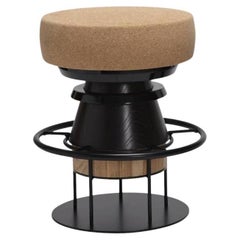 Tembo Stool 48hcm Shades of Black by La Chance