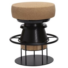 Tembo Stool, Shades of Black by Note Design Studio for La Chance