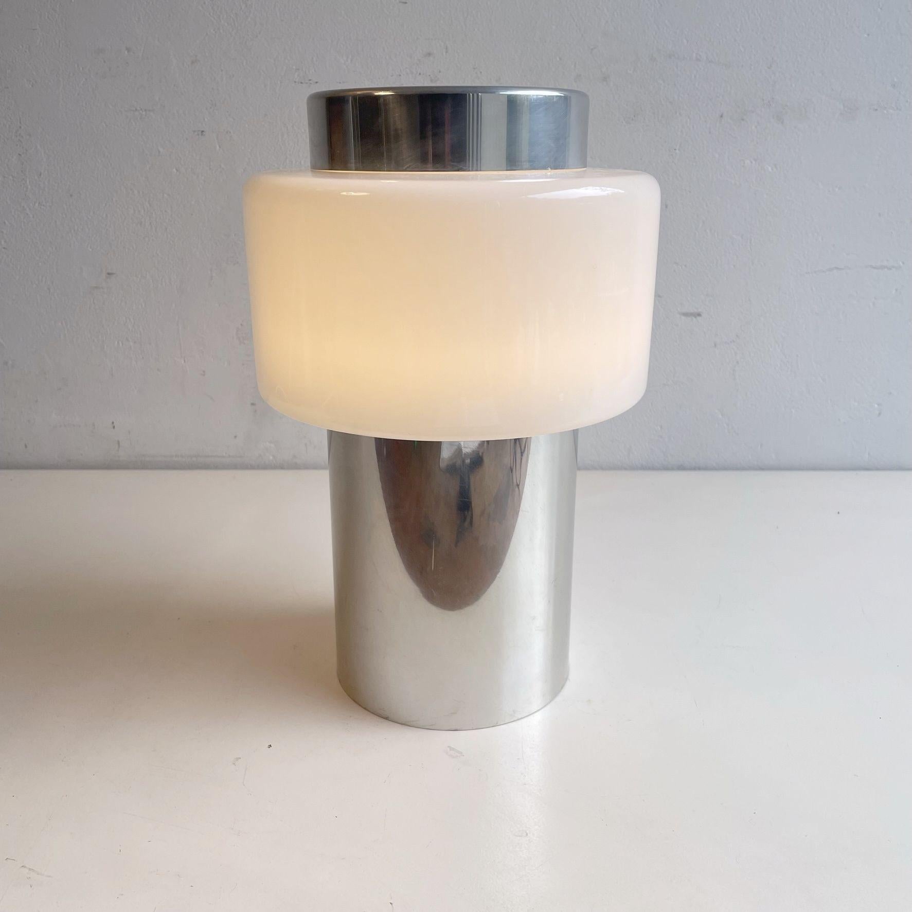 Mid-Century Modern Lampe de table Temde Chrome 70ies en vente