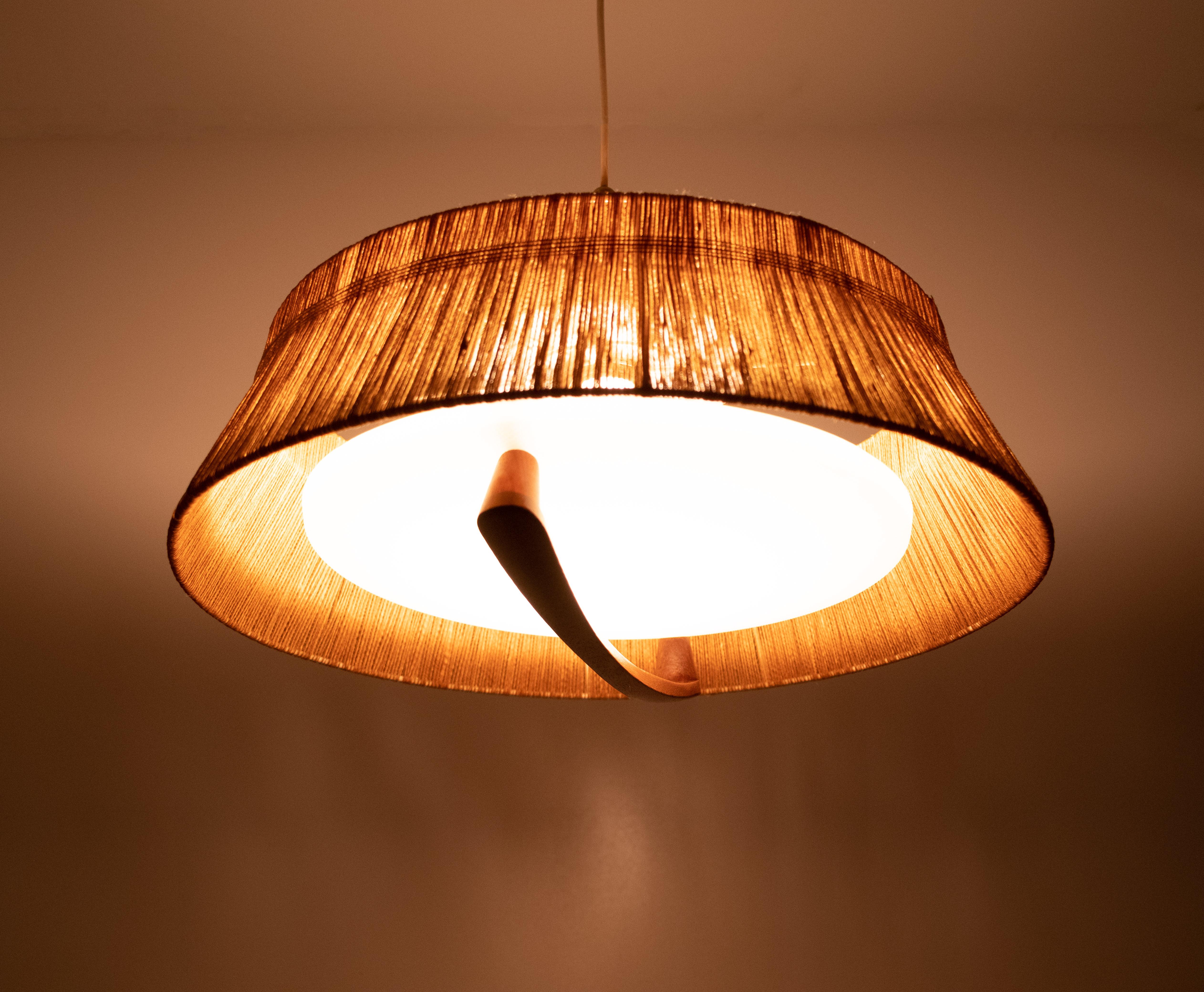 Mid-20th Century Temde Pendant Lamp, 1960s, Germany