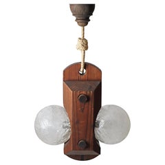 Temde Sculptural Hanging  Lamp 1960s, Switzerland.