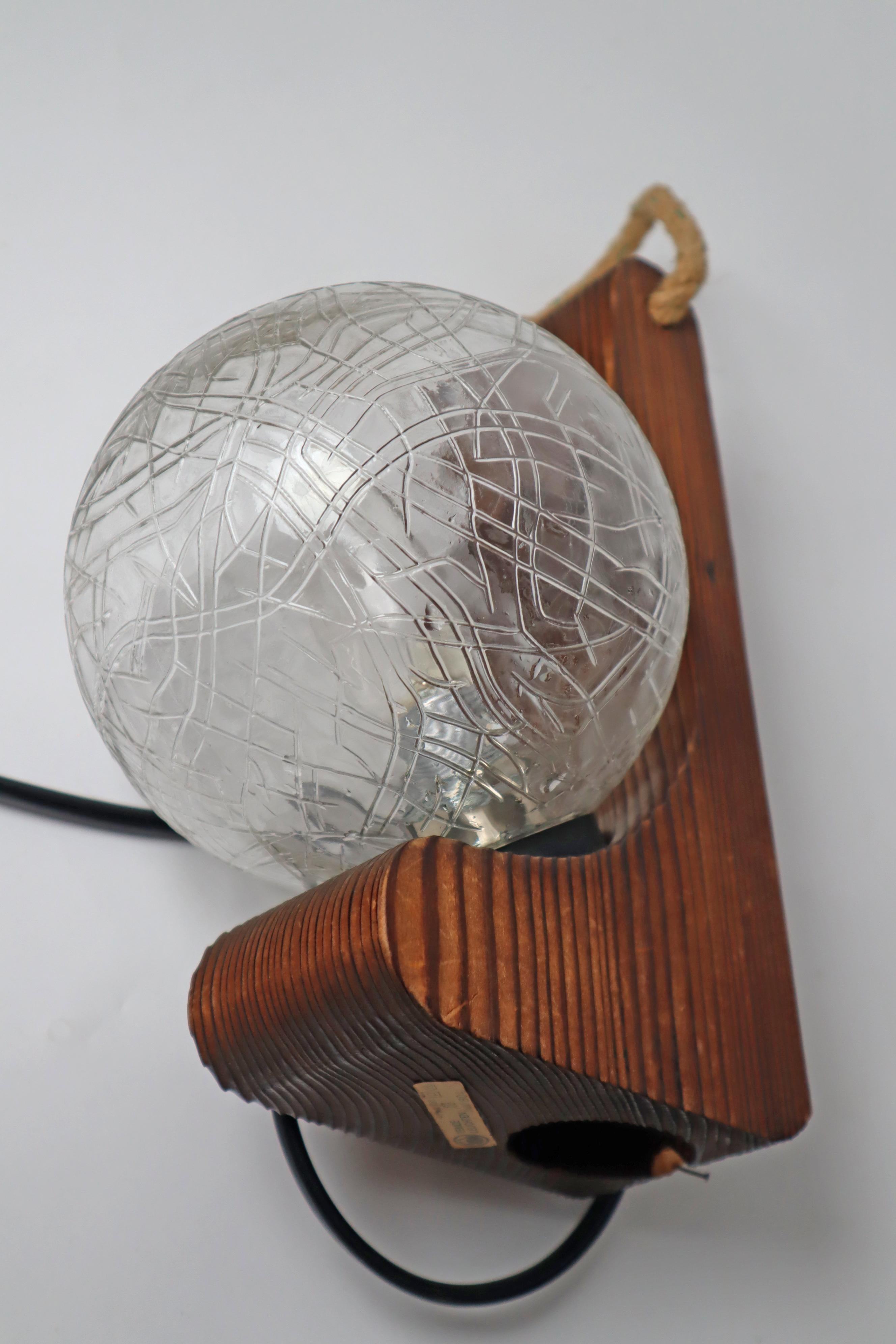 Parete scultorea Temde  Lampada, Svizzera. 1960s in vendita 8