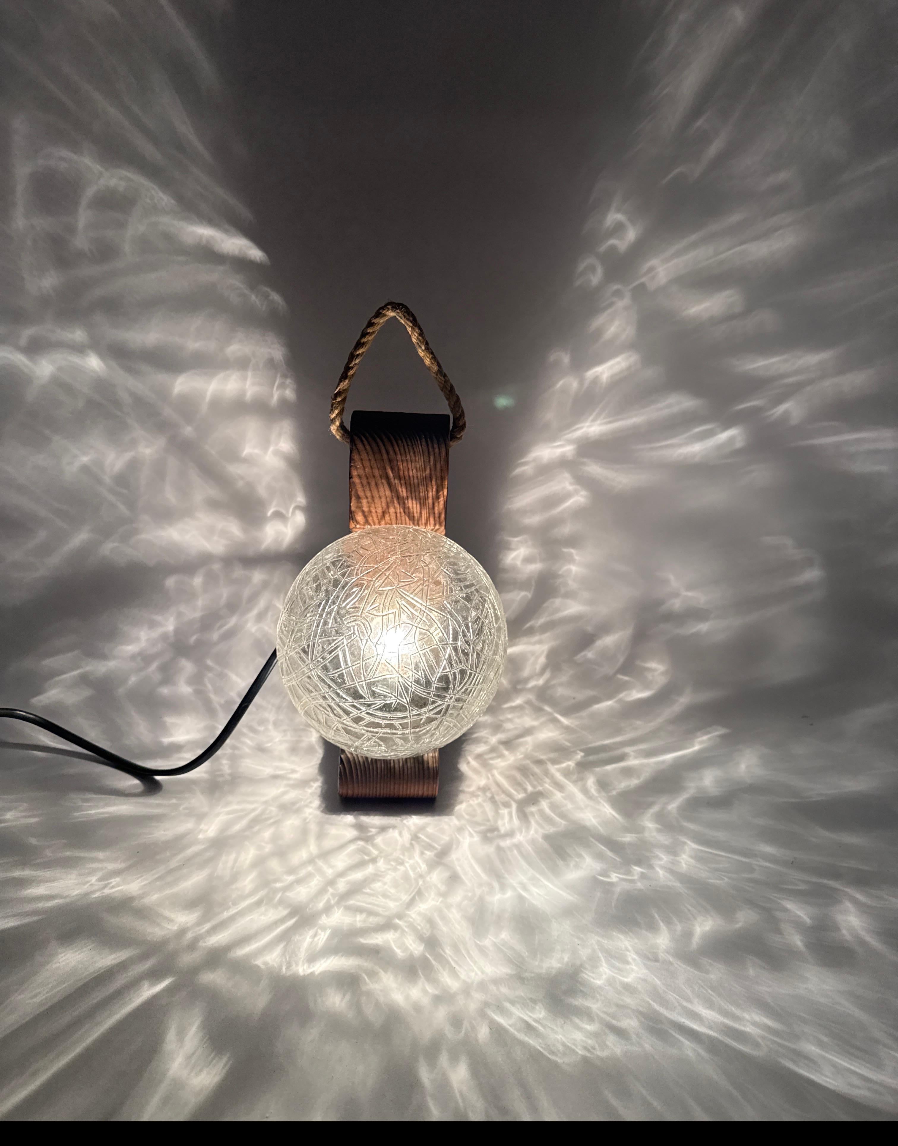 Parete scultorea Temde  Lampada, Svizzera. 1960s in vendita 1