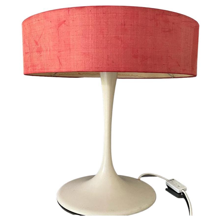 Mid-Century Temde Table Lamp with a Tulip Base  For Sale
