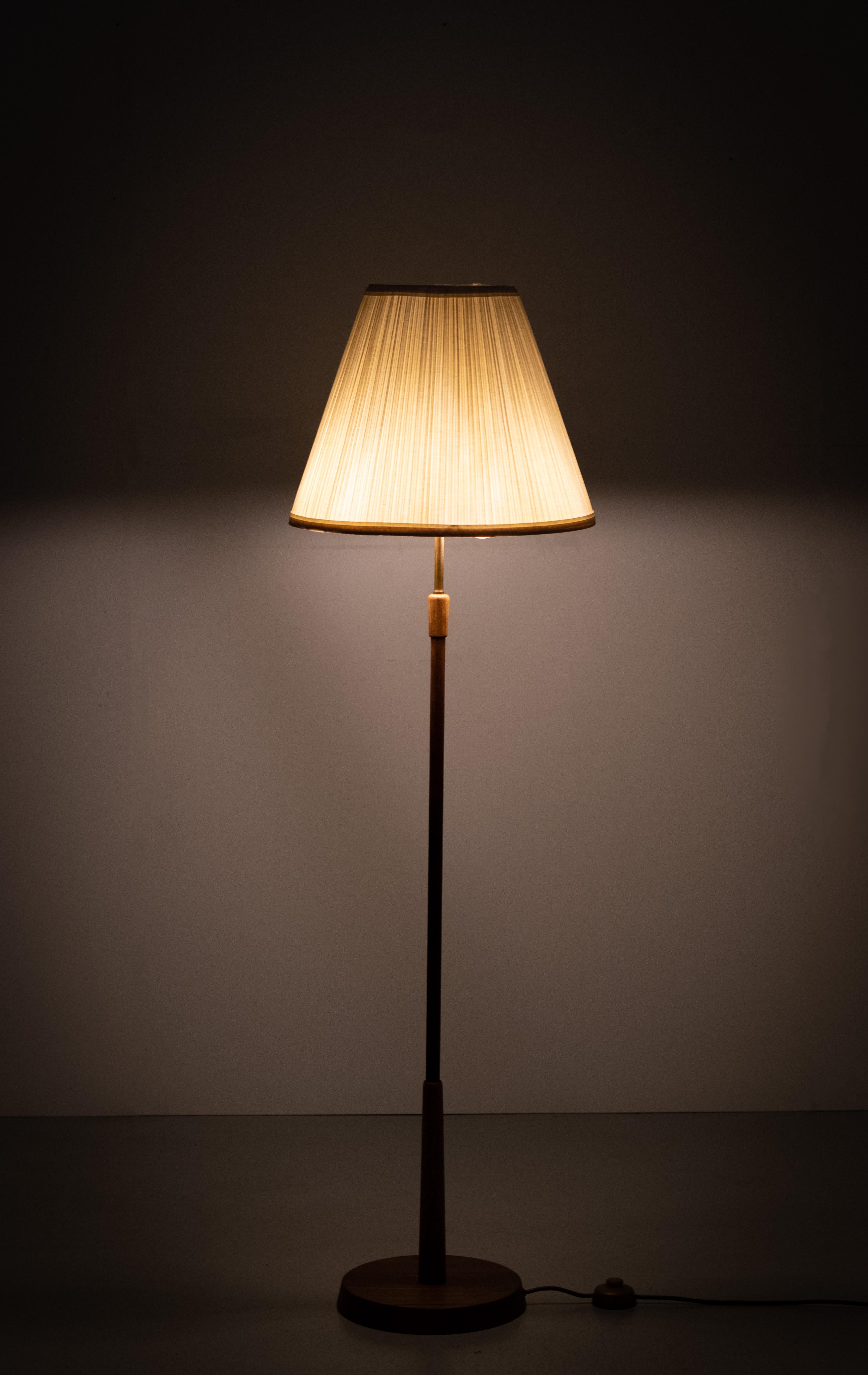 Mid-20th Century Temde Teak Floor Lamp, 1960s For Sale