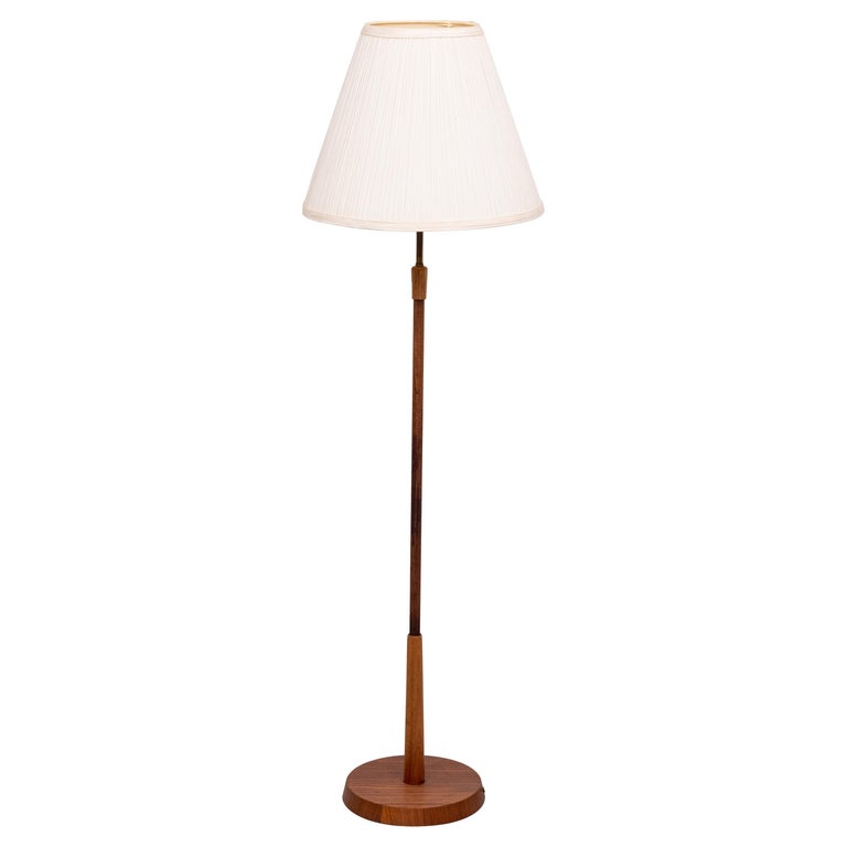 Temde Teak Floor Lamp, 1960s For Sale at 1stDibs