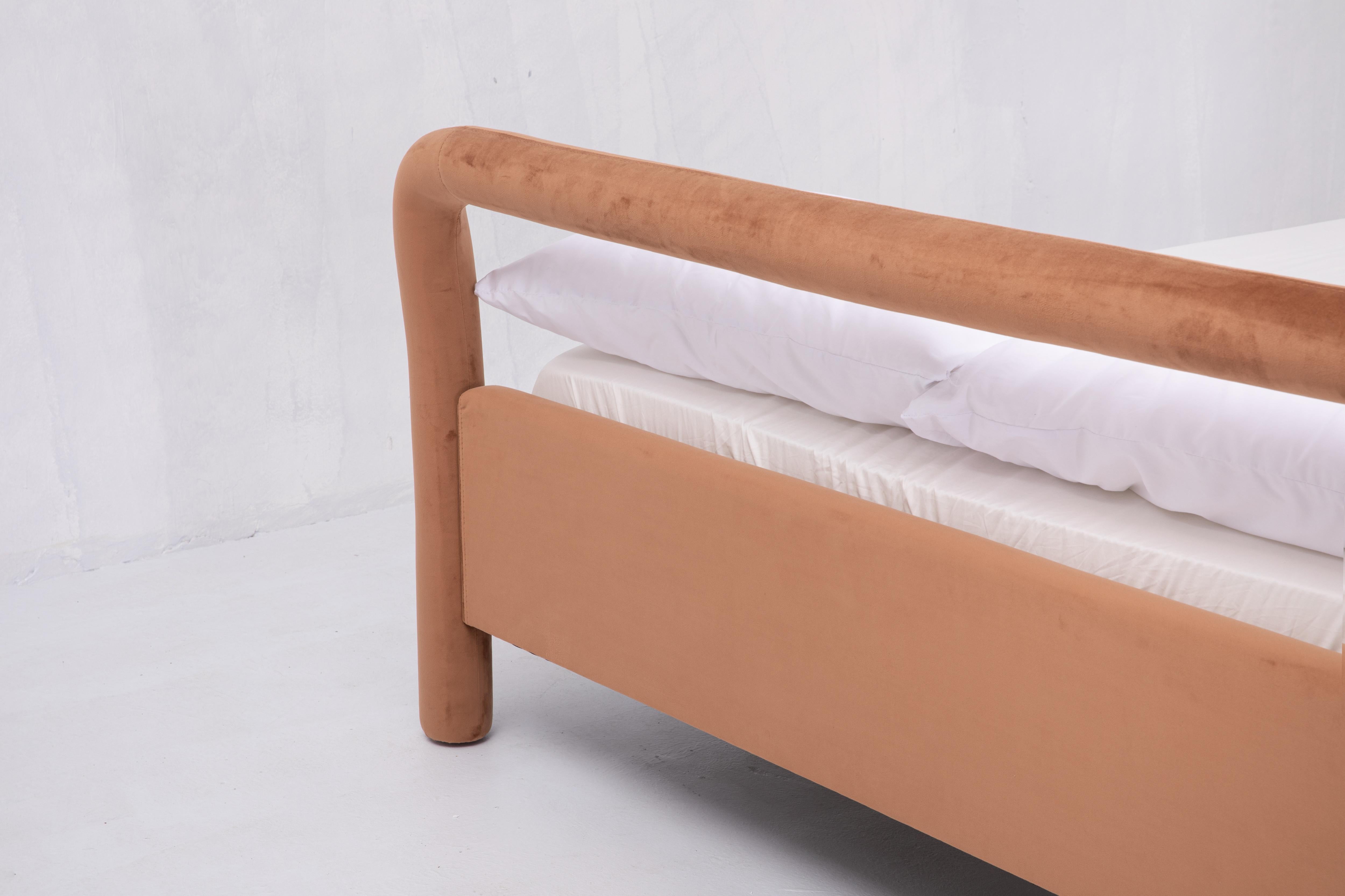 Contemporary Temi Bed by Sun at Six, Minimalist Teja King Bed For Sale