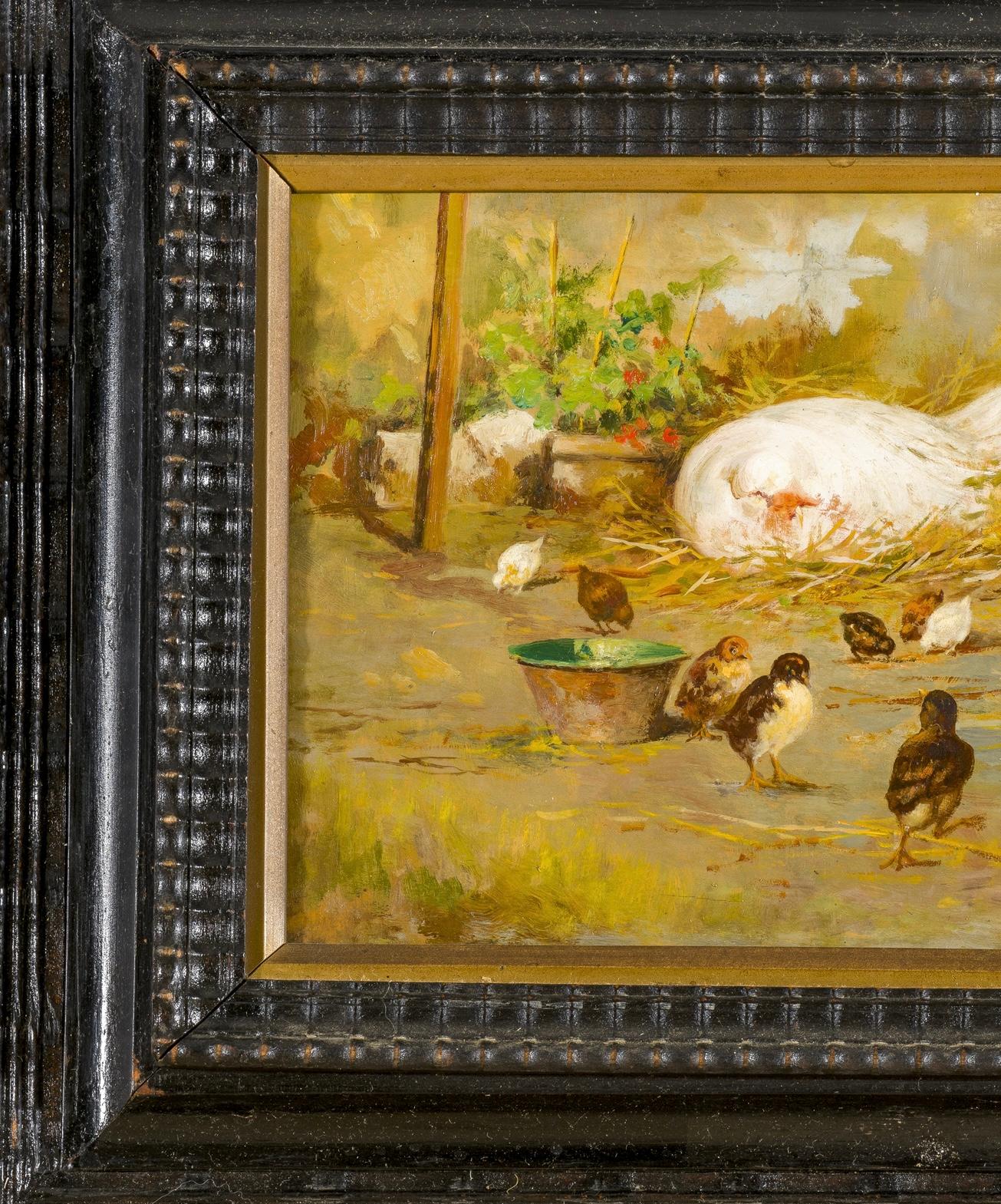 Peinture italienne signée du début du 20e siècle en vente 1