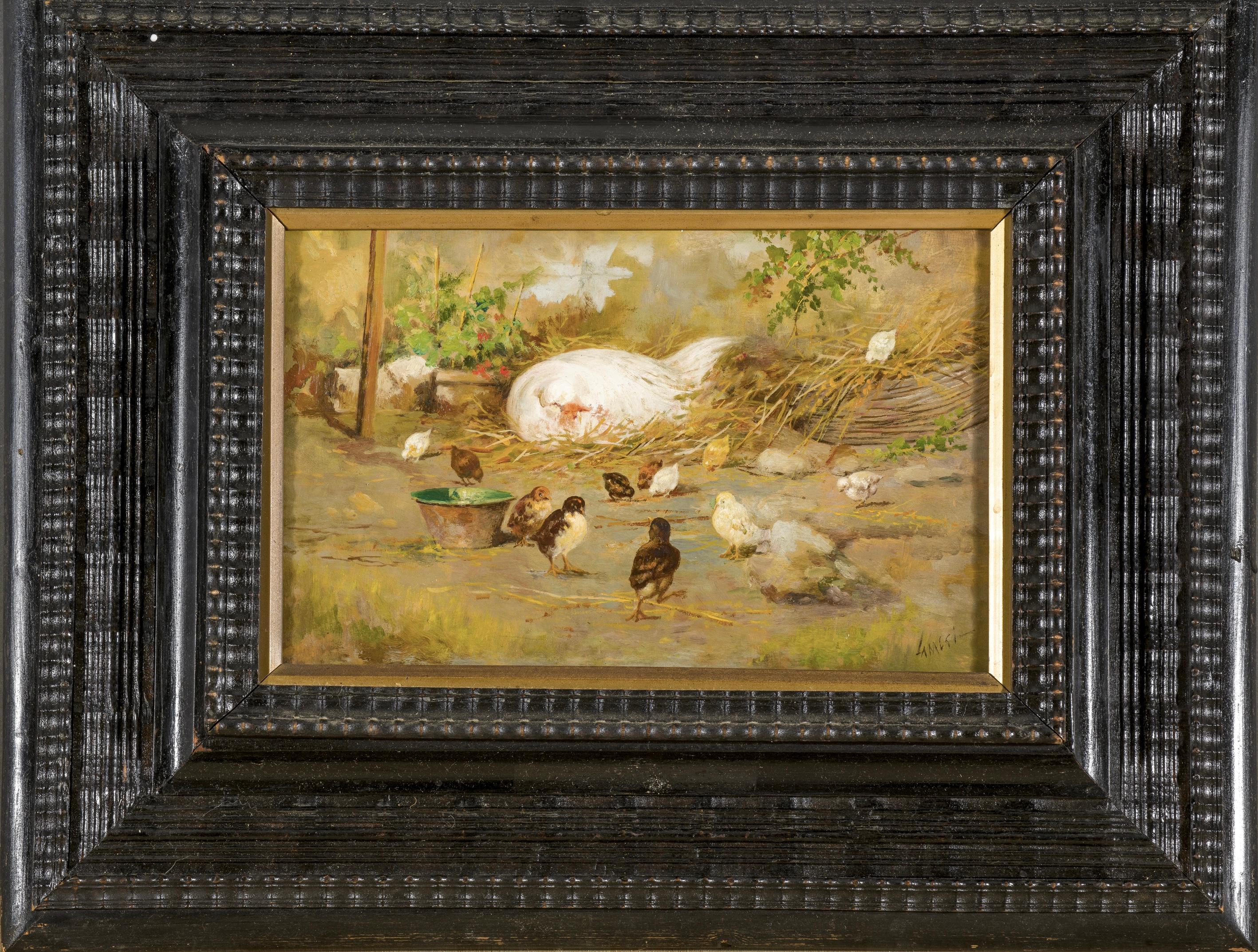 Early 20th Century Signed Italian Painting