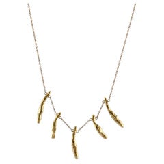 Témpano Necklace in 24K Gold-Plated Bronze by xMartaja