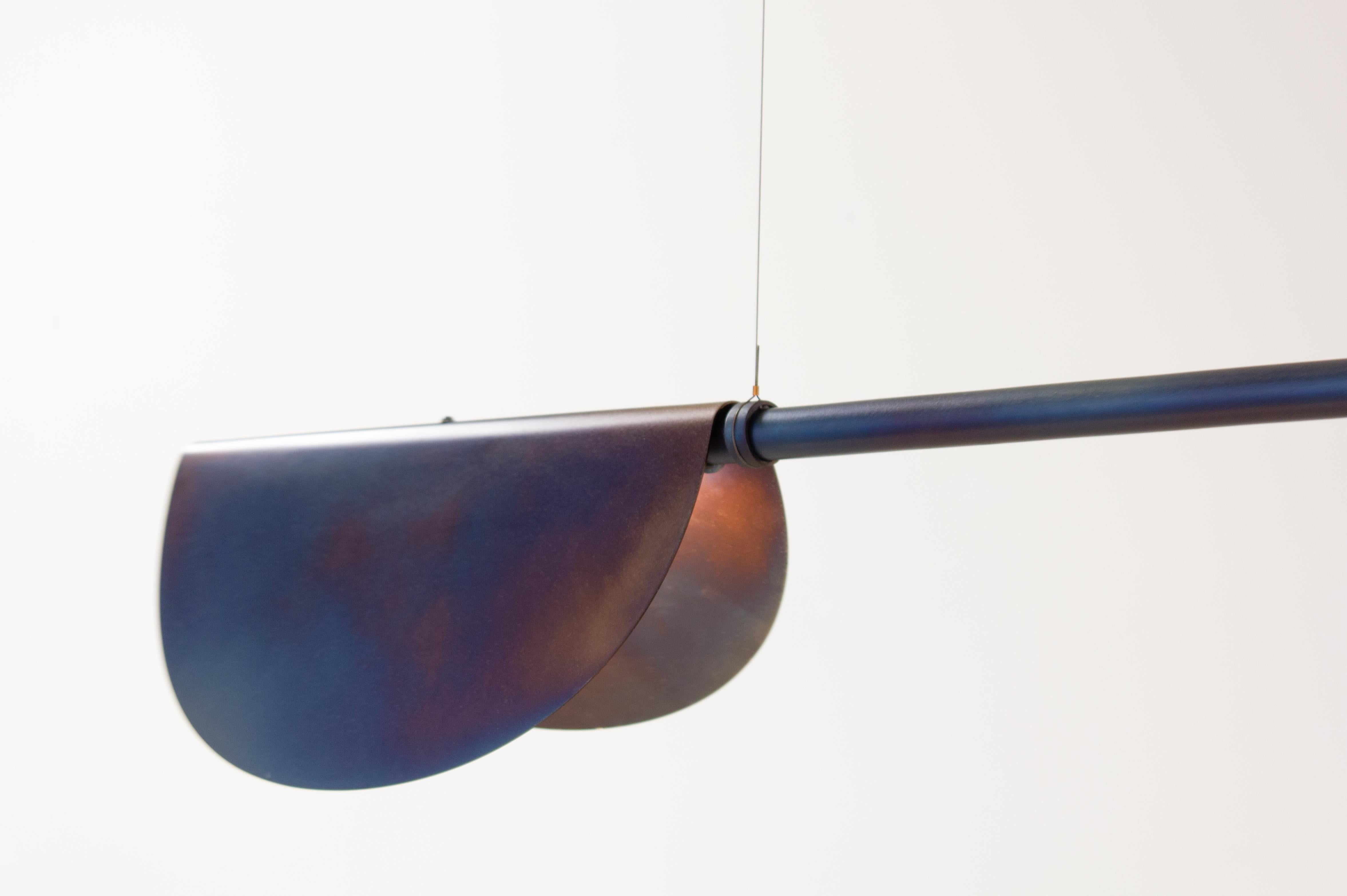 Olandese Lampada a sospensione Temper M Tube di Max Lipsey in vendita