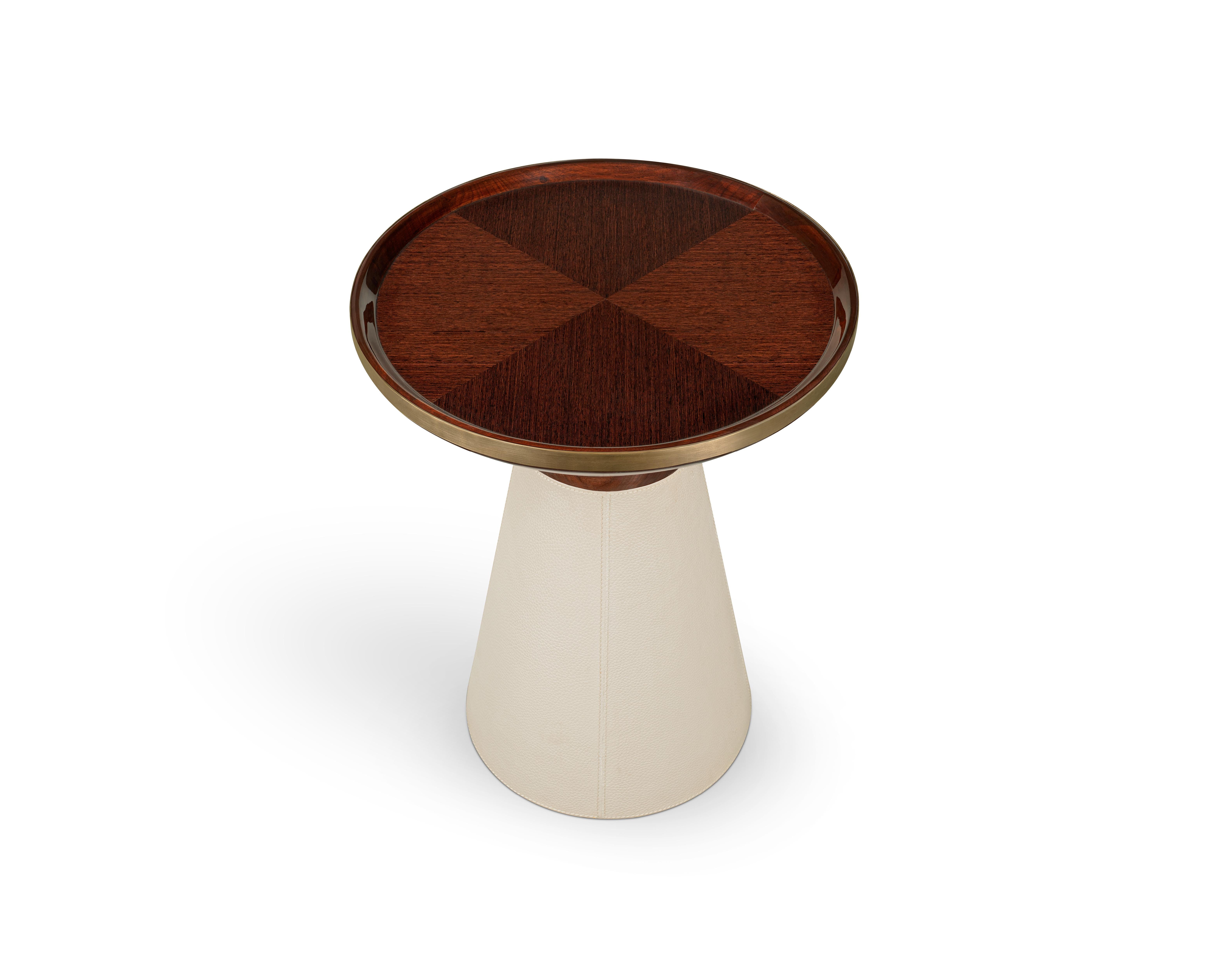 Modern Temper Side Table by Madheke For Sale