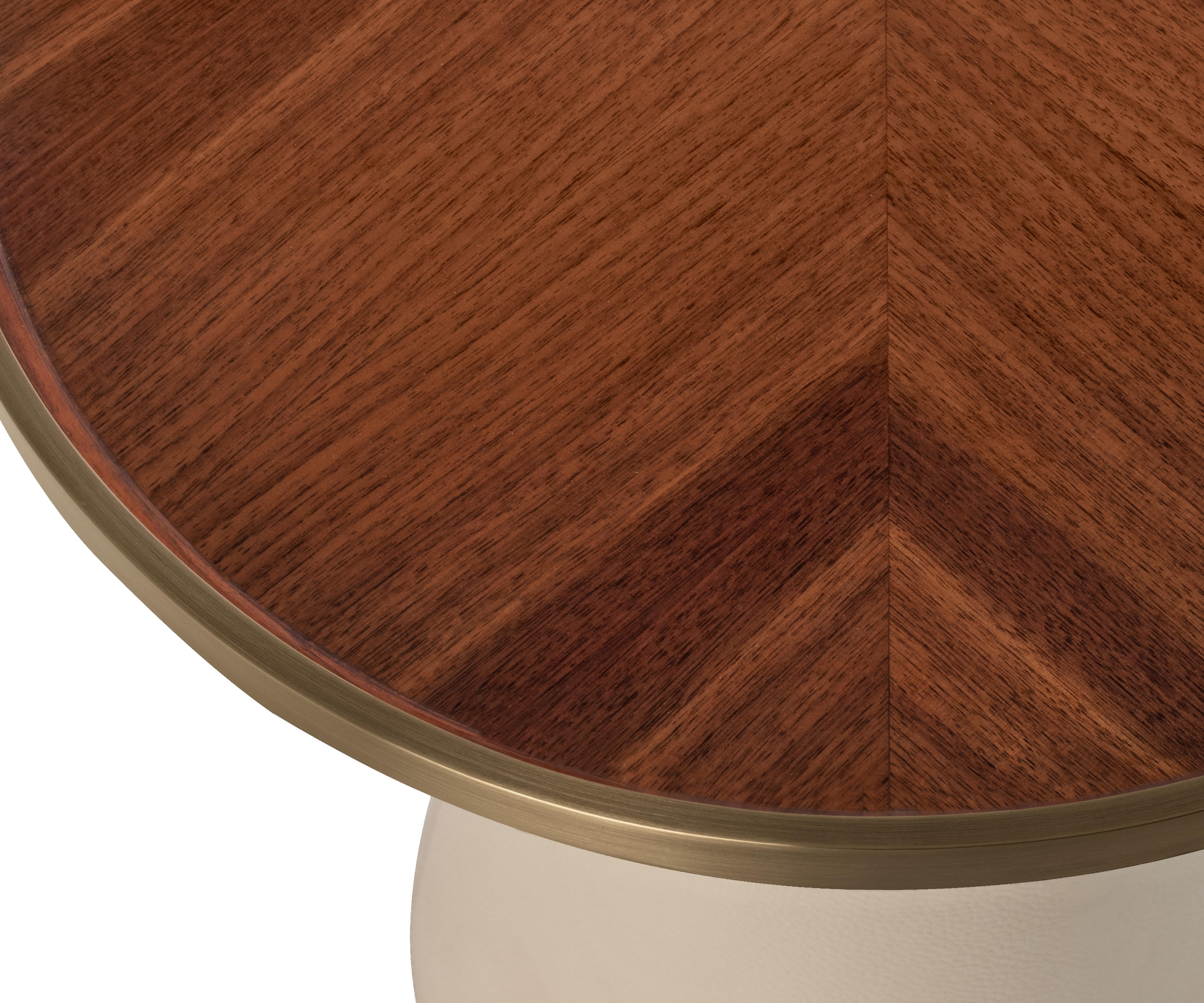 Indian Temper Side Table by Madheke For Sale