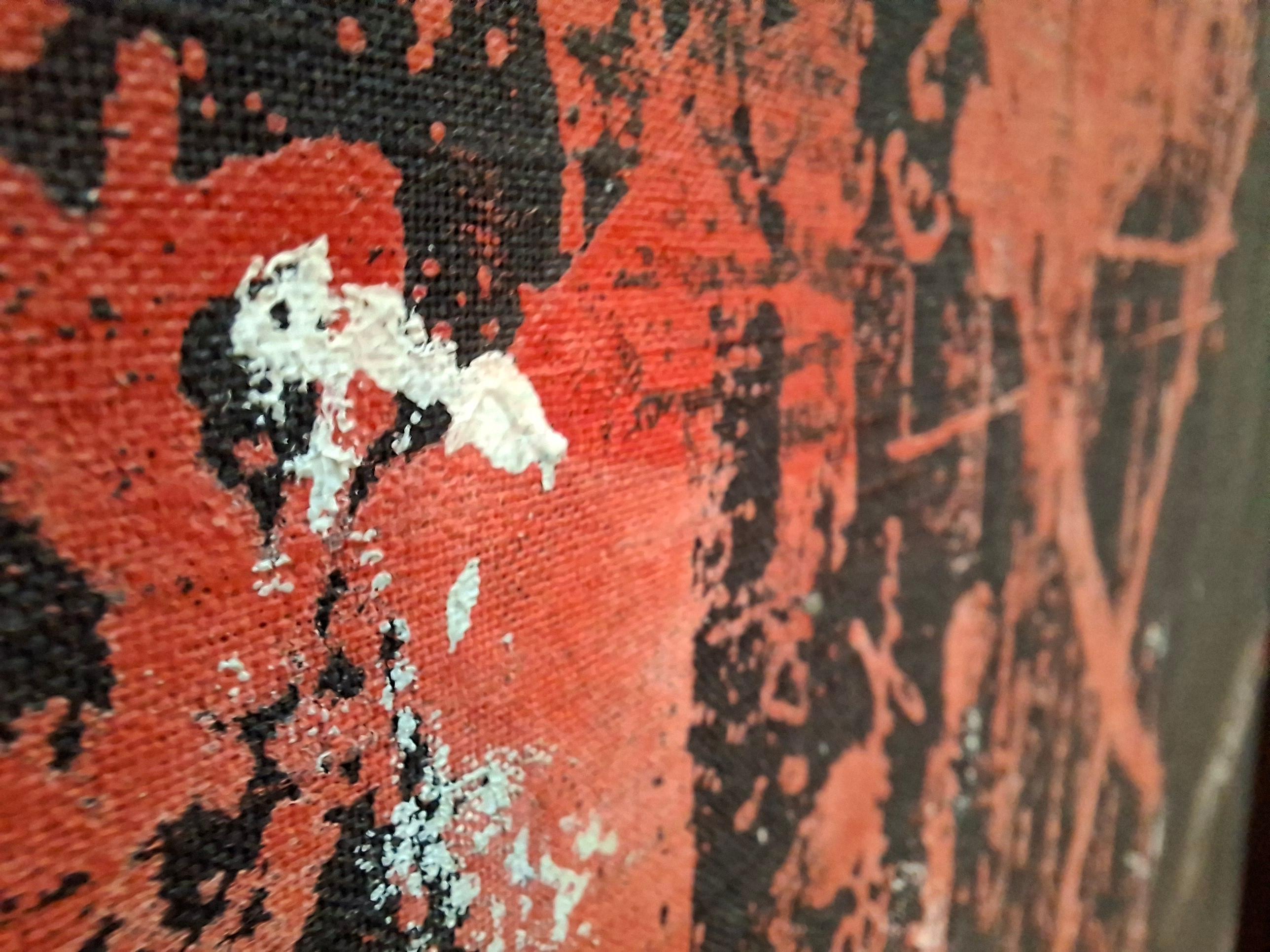 Tempere su grande tela di Giorgio Ciliberti (21. Jahrhundert und zeitgenössisch) im Angebot