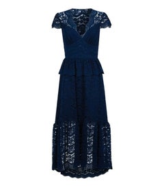 Temperley Cotton Lace-Embellished Dress