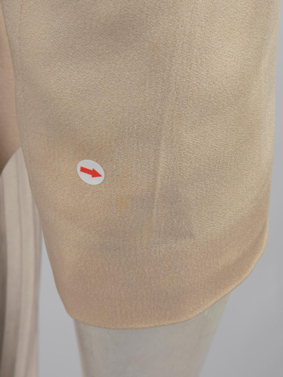 Temperley London Beige Pleat Trim Buttoned Jacket Size XS 7