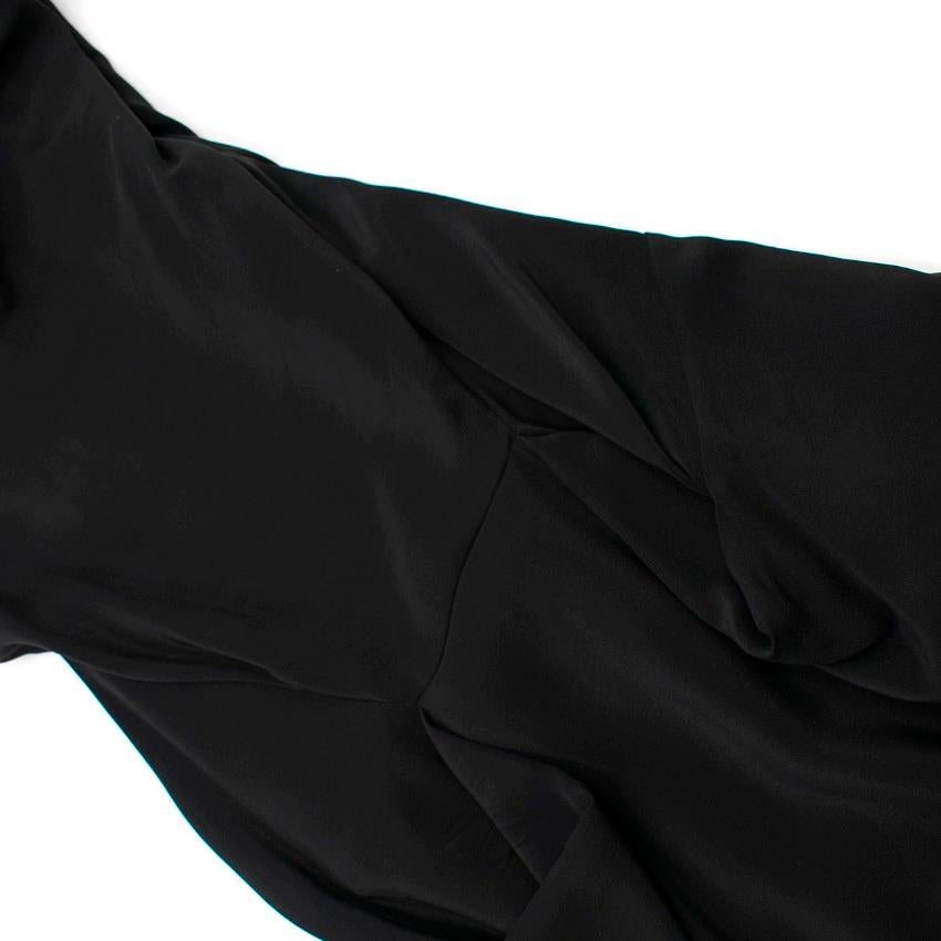 Vivienne Westwood Strapless Black Draped Dress US 6 3