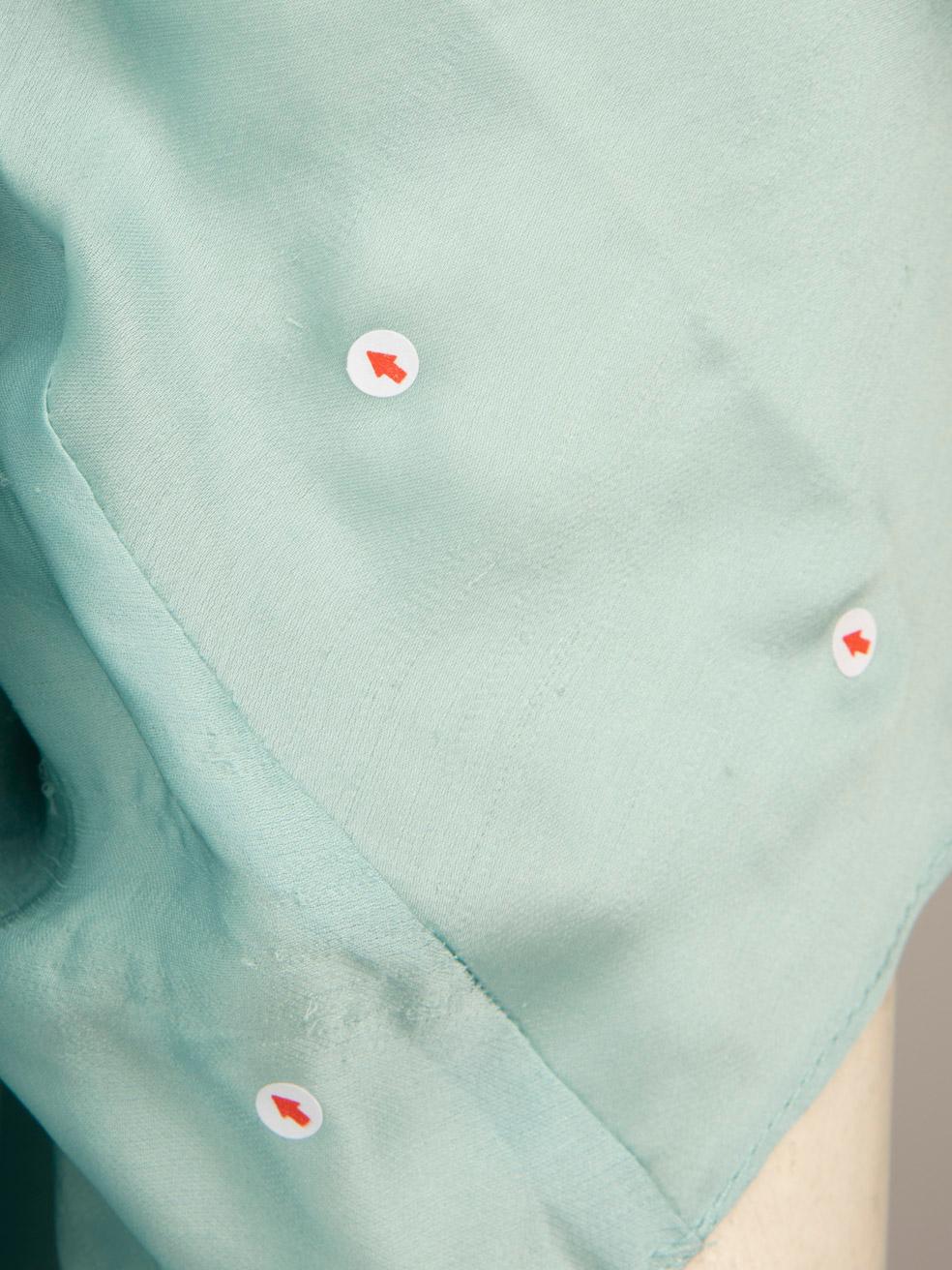 Mini robe plissée en soie bleu Temperley London Taille S en vente 6