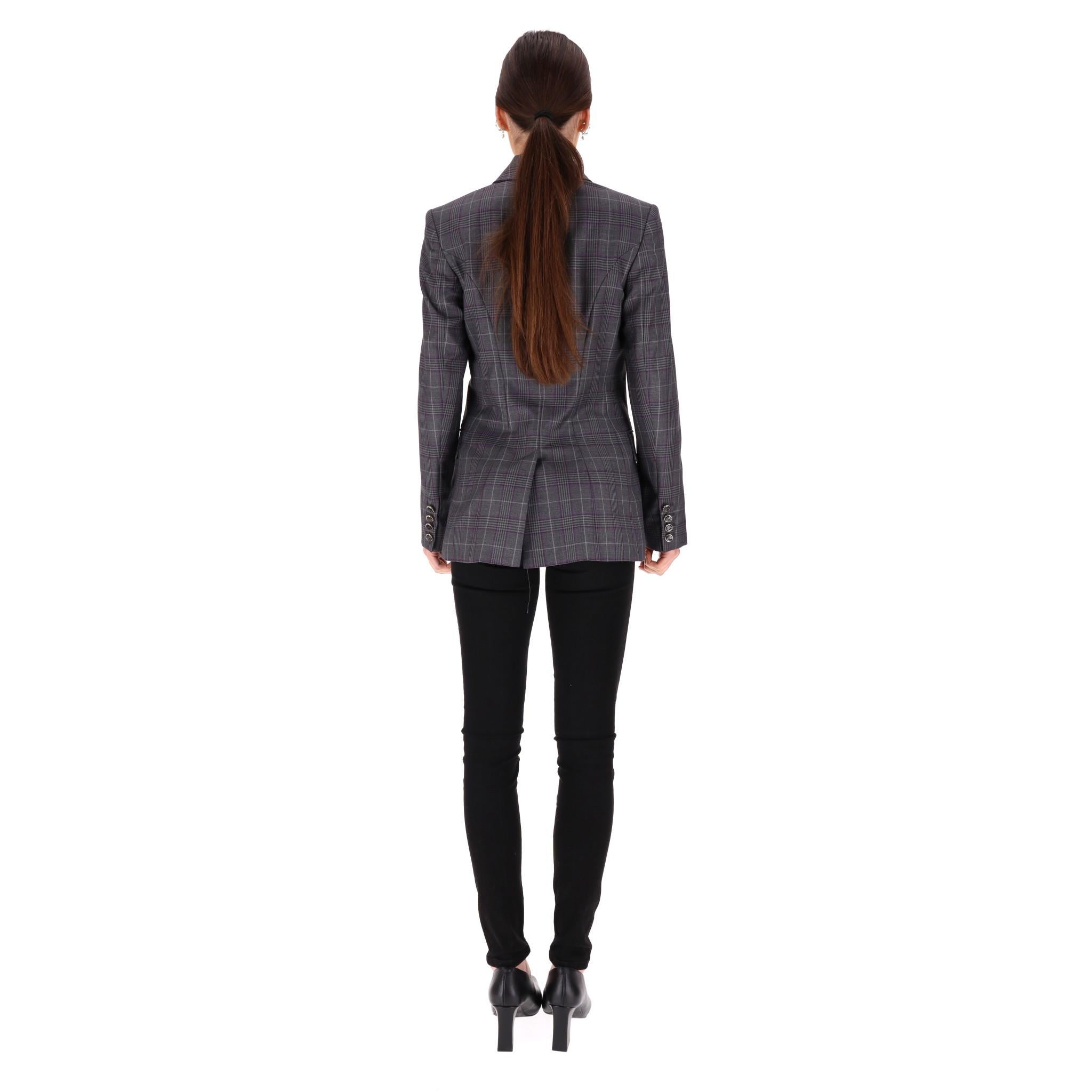 Women's Temperley London Checked Wool Jacket/Blazer For Sale