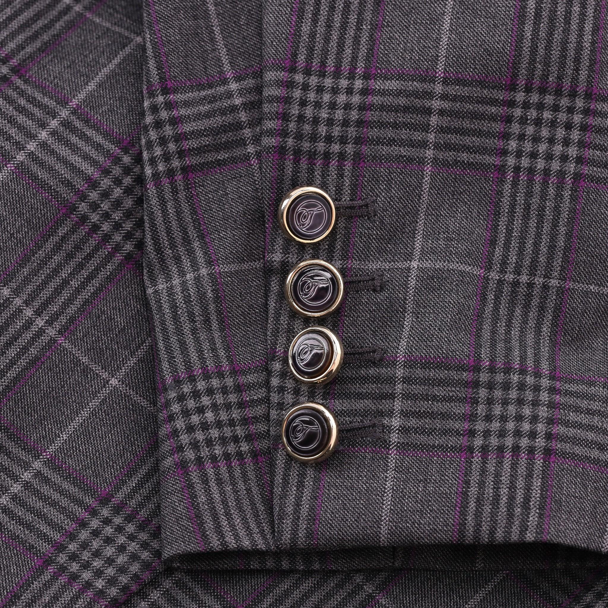 Temperley London Checked Wool Jacket/Blazer For Sale 1
