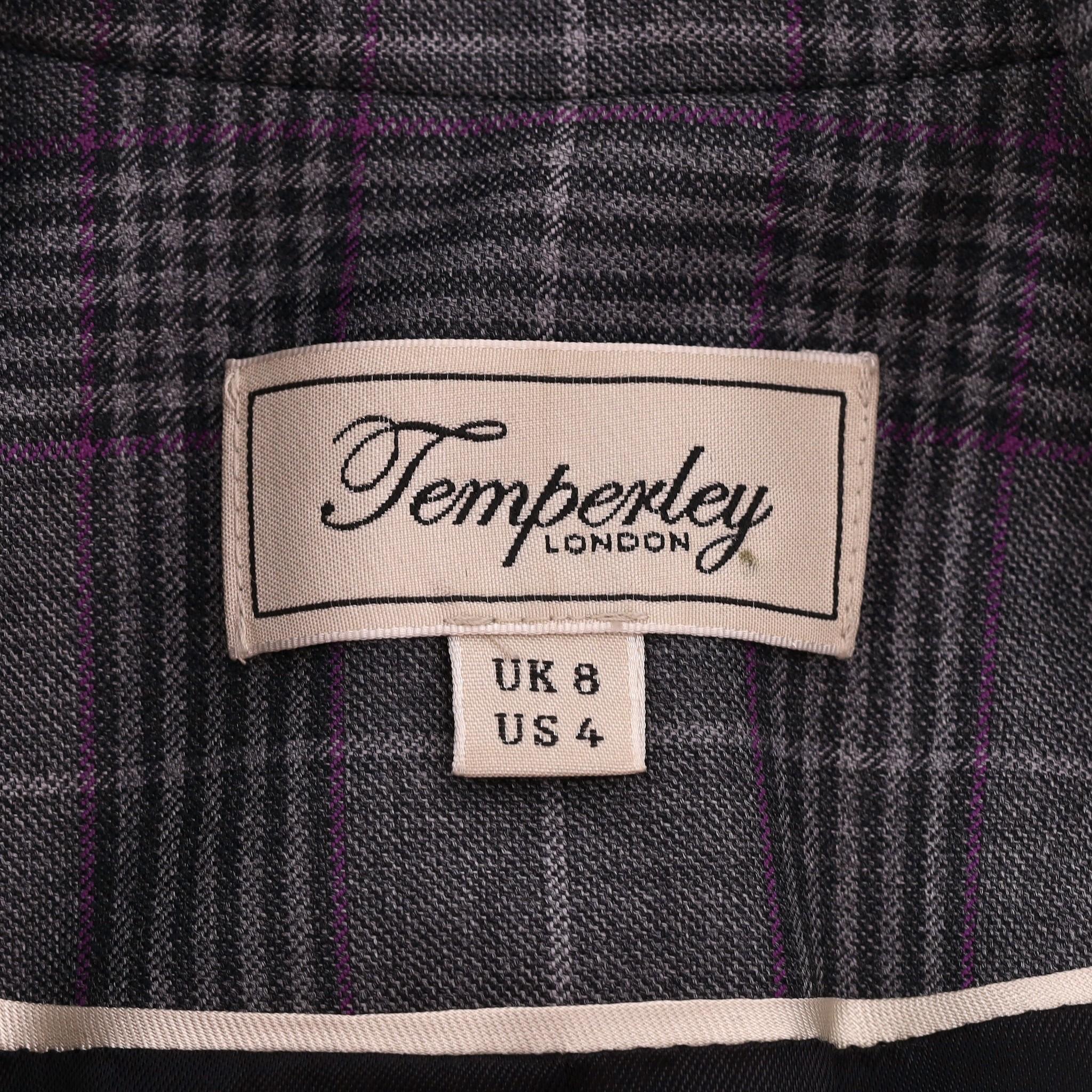 Temperley London Checked Wool Jacket/Blazer For Sale 2